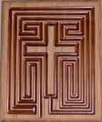 Cross Labyrinth (Red Oak)